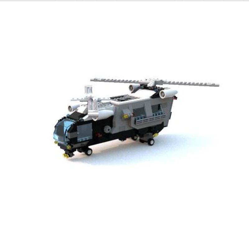 警用双旋翼直升机Police twin rotor helicopter -1