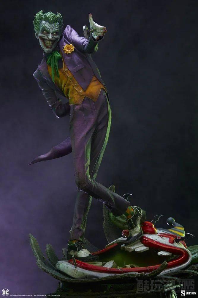 Sideshow Premium Format Figure 系列 DC「小丑」全身雕像 扭曲笑容的背后是致人于死地的意图！ -1