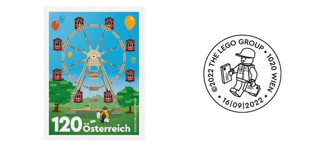 奥地利邮政发行乐高90周年纪念邮票 -1