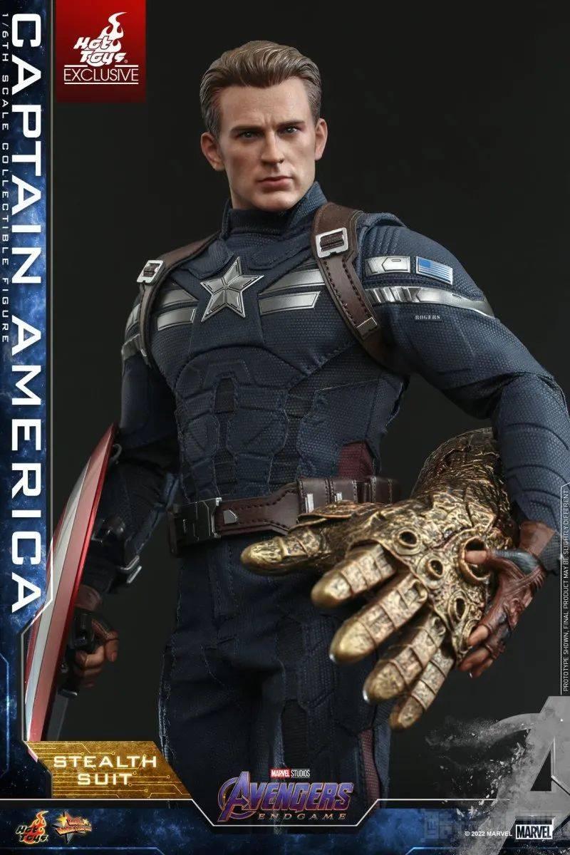 Hot Toys《复仇者联盟：终局之战》美国队长 匿踪战衣 1/6 比例收藏级人偶 -1