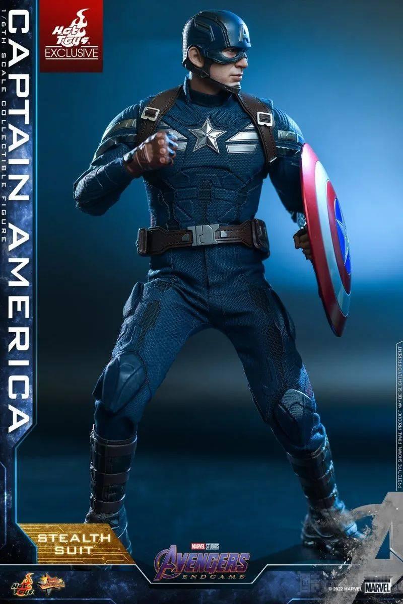 Hot Toys《复仇者联盟：终局之战》美国队长 匿踪战衣 1/6 比例收藏级人偶 -1