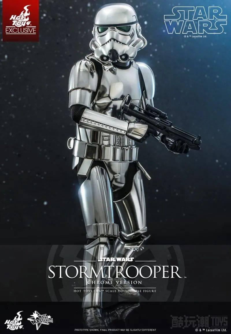 Hot Toys《星际大战》帝国风暴兵银色电镀版 1/6 比例收藏级人偶 -1