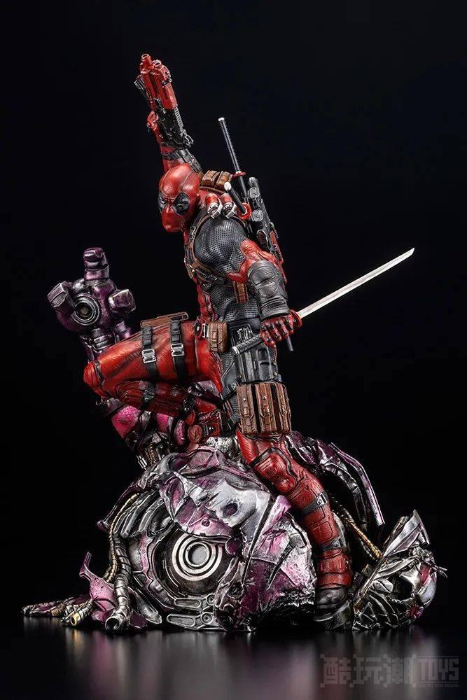 寿屋「死侍 FINE ART STATUE SIGNATURE SERIES」 1/6 比例涂装完成品 -1