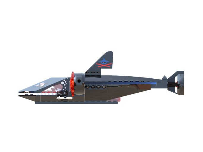 鲨鱼 - 黑鲨潜水艇Shark - Black Shark Submarine -1