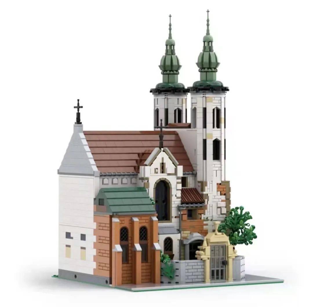 荷兰知名乐高MOC工作室BrickAtive街景新作——安德鲁教堂 -1 荷兰知名乐高MOC工作室BrickAtive街景新作——安德鲁教堂 -1