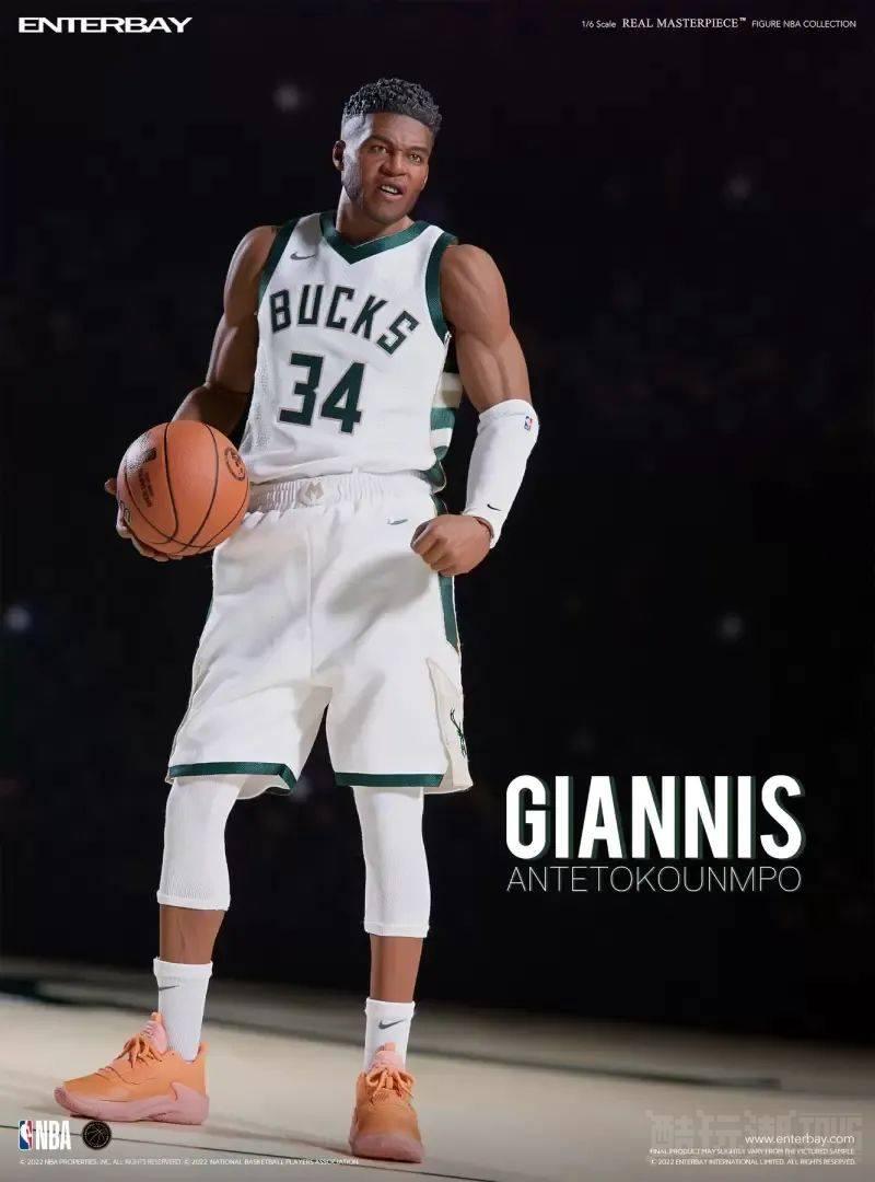 希腊怪物！ENTERBAY NBA系列RM字母哥“Giannis Antetokounmpo”1/6比例可动人偶 -1