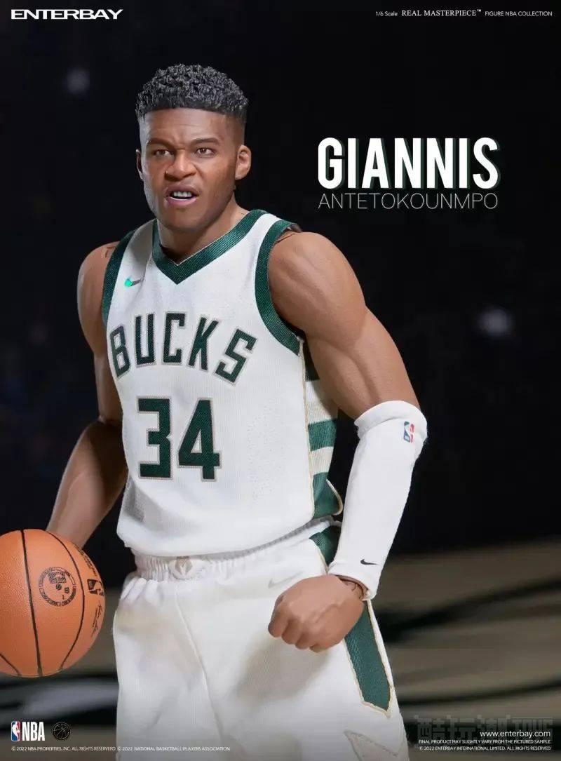 希腊怪物！ENTERBAY NBA系列RM字母哥“Giannis Antetokounmpo”1/6比例可动人偶 -1