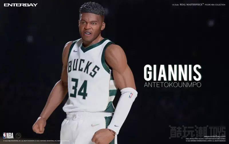 希腊怪物！ENTERBAY NBA系列RM字母哥“Giannis Antetokounmpo”1/6比例可动人偶 -1