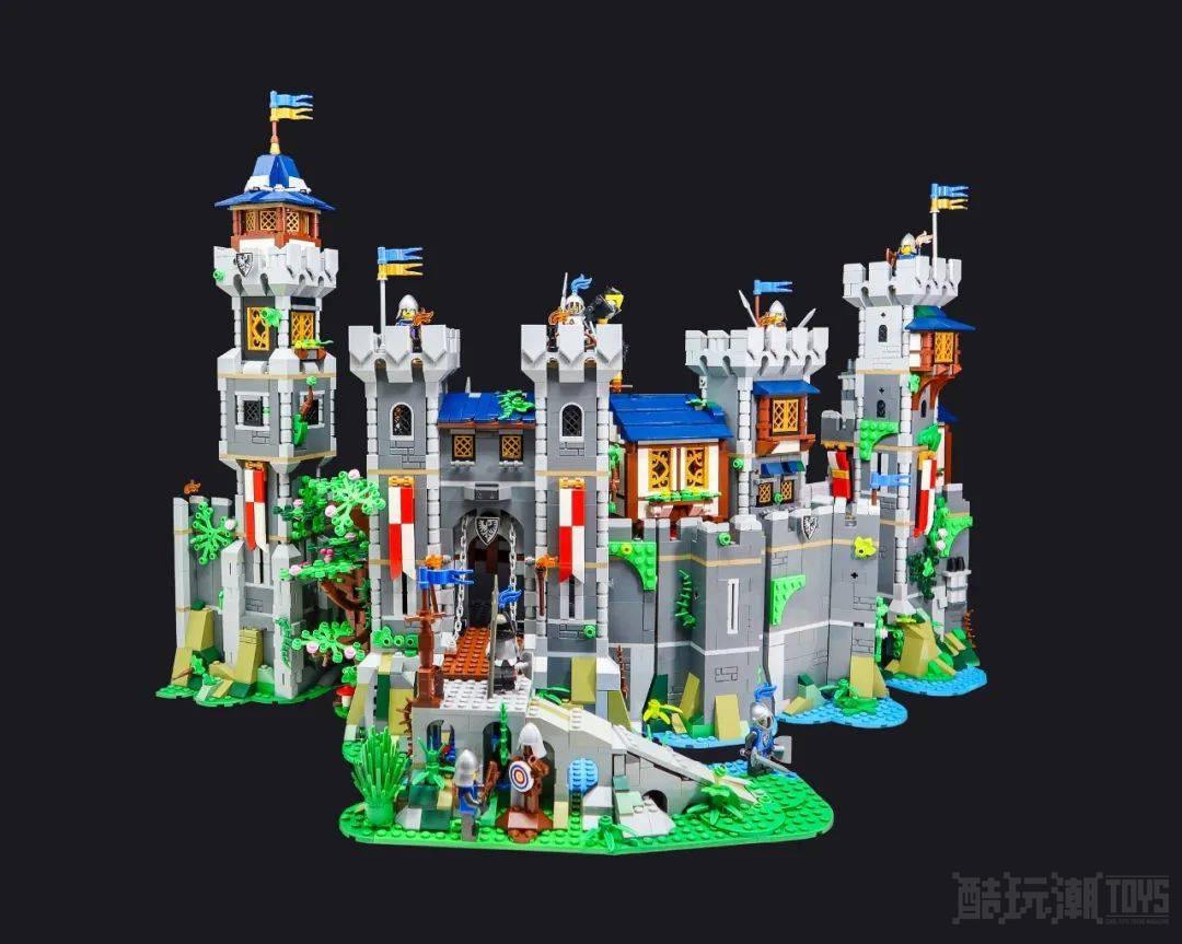 乐高城堡MOC欣赏：黑鹰骑士版本的10305城堡 -1