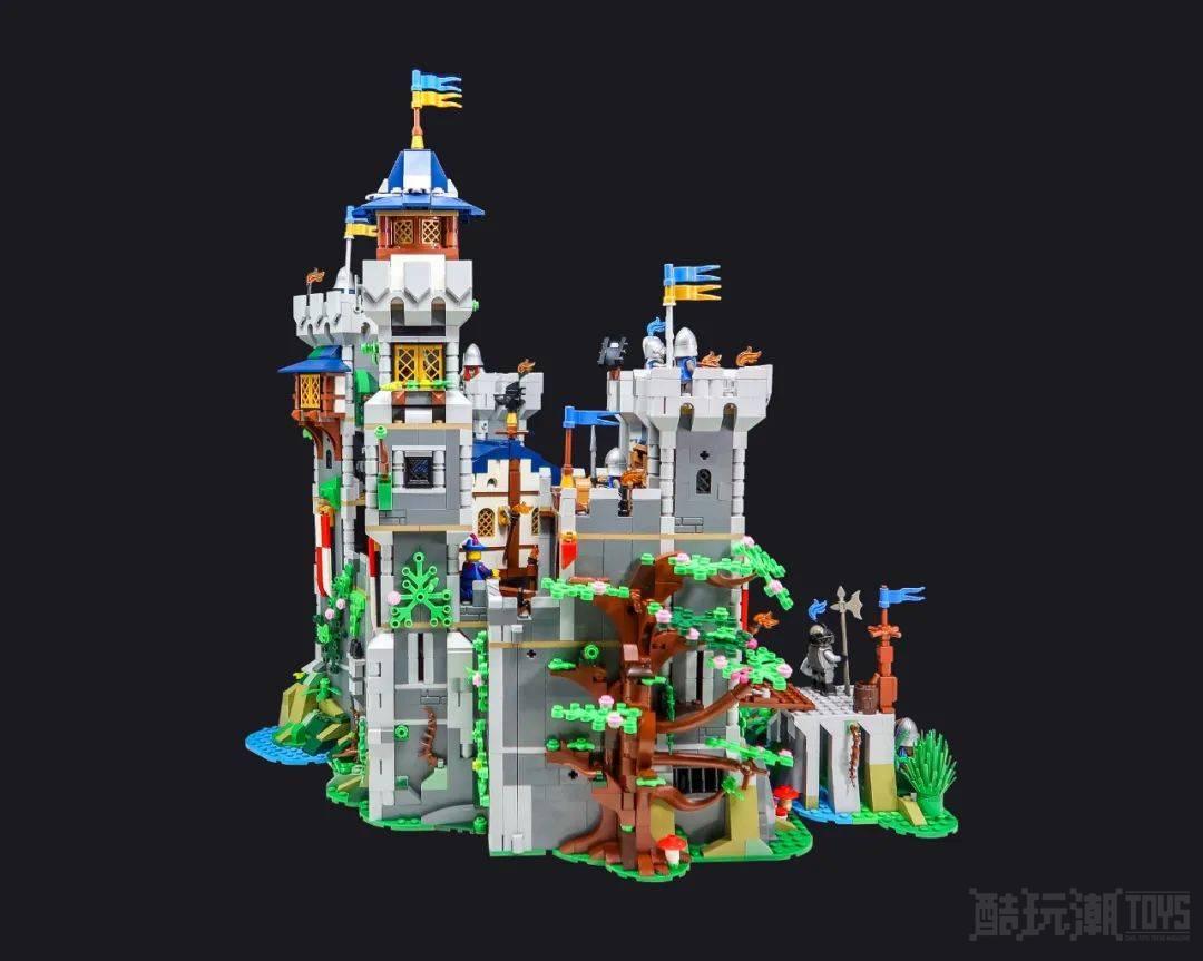 乐高城堡MOC欣赏：黑鹰骑士版本的10305城堡 -1