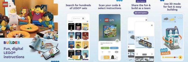 乐高集团推出全新的手机应用程序——LEGO Builder