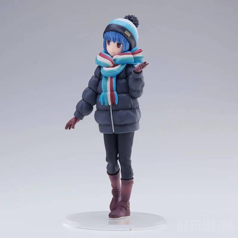 两人一组的可爱姿势！SEGA 景品‘摇曳露营 PREMIUM FIGURE 各务原抚子 / 志摩凛’于今日发售！ -1