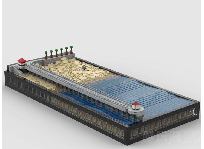 1比650的曼哈顿海滩码头 Manhattan Beach Pier at 1650th Scale -1