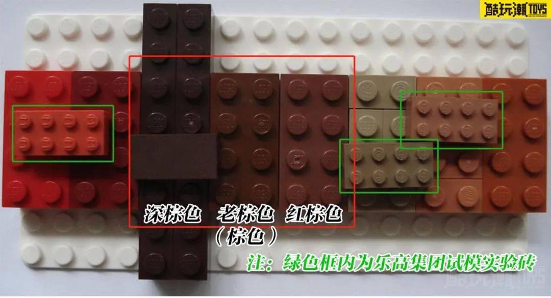 消失的颜色？乐高曾出过的颜色【老棕色篇】 -1