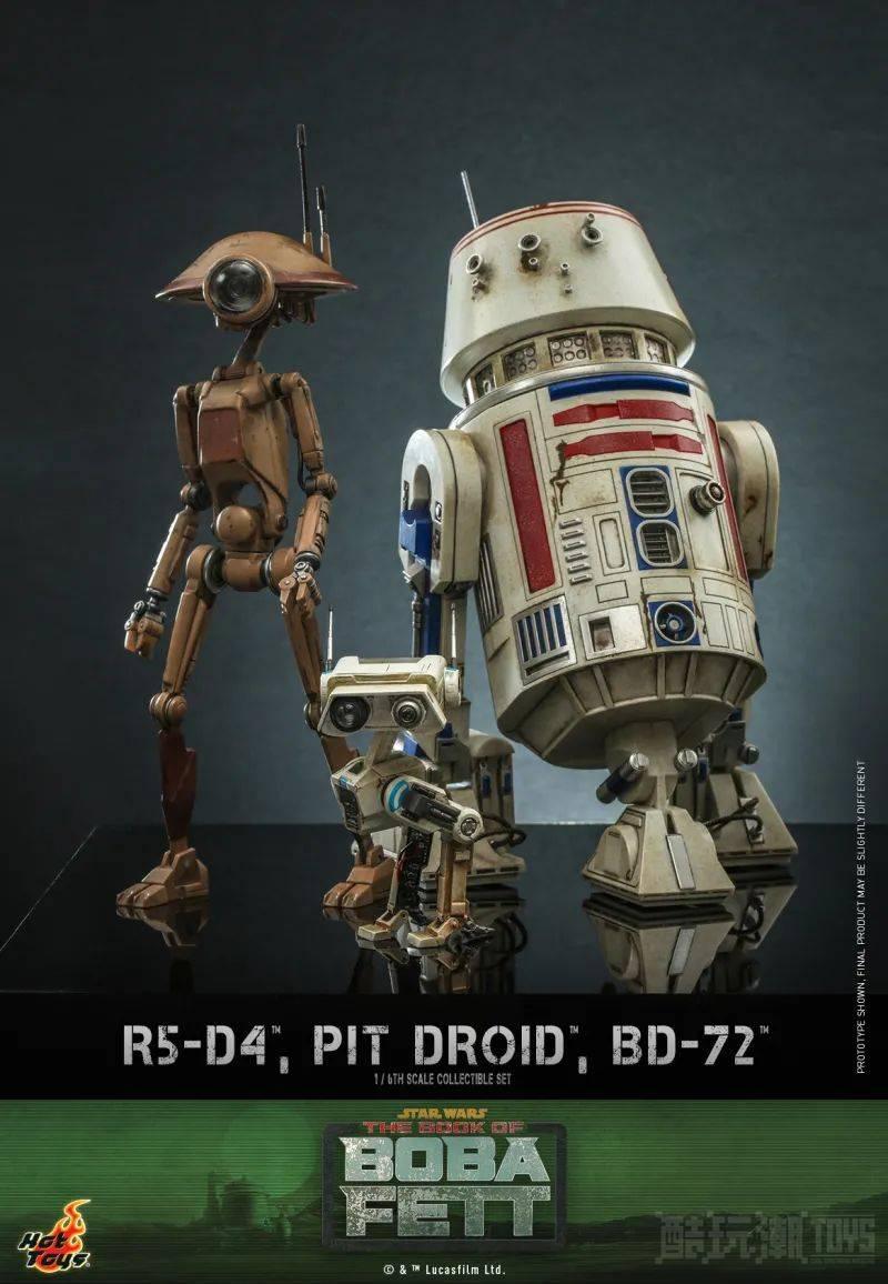 Hot Toys《波巴·费特之书》“R5-D4＆Pit Droid＆BD-72”1/6 比例收藏套组 机器人好帮手驾到！ -1