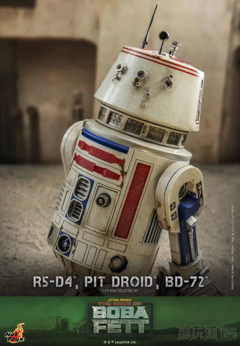 Hot Toys《波巴·费特之书》“R5-D4＆Pit Droid＆BD-72”1/6 比例收藏套组 机器人好帮手驾到！ -1