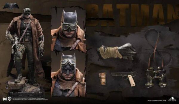 Queen Studios《蝙蝠侠对超人：正义曙光》噩梦蝙蝠侠 1/4 比例全身雕像
