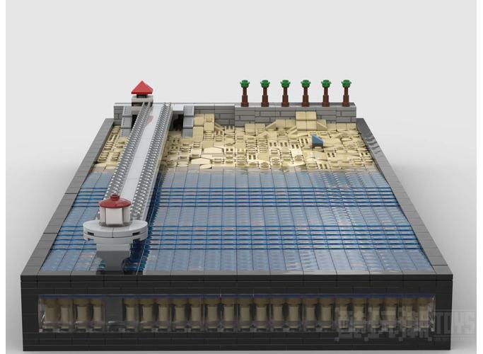 1比650的曼哈顿海滩码头 Manhattan Beach Pier at 1650th Scale -1