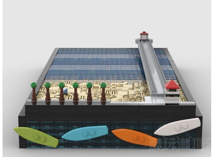 1比650的曼哈顿海滩码头 Manhattan Beach Pier at 1650th Scale -1