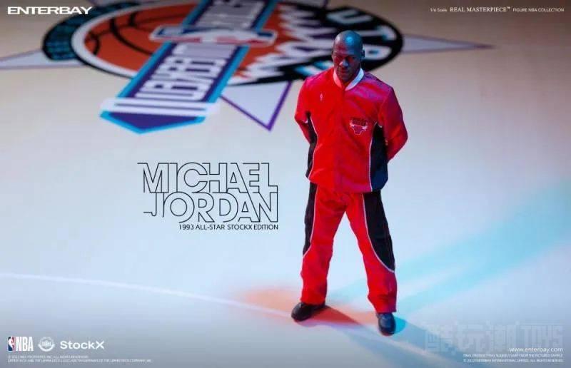 ENTERBAY × DropX“NBA系列RM 迈克尔·乔丹 1993年 All Star 全明星赛”1/6 比例可动人偶 -1