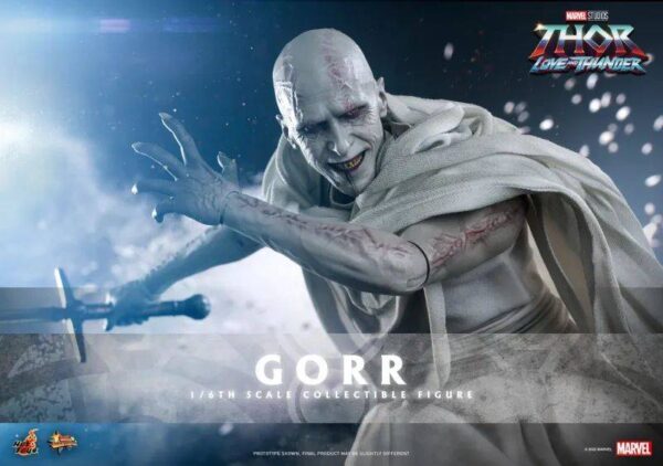 Hot Toys《雷神索尔：爱与雷霆》格尔 1/6 比例收藏级人偶 苍白屠神者鬼魅现身！