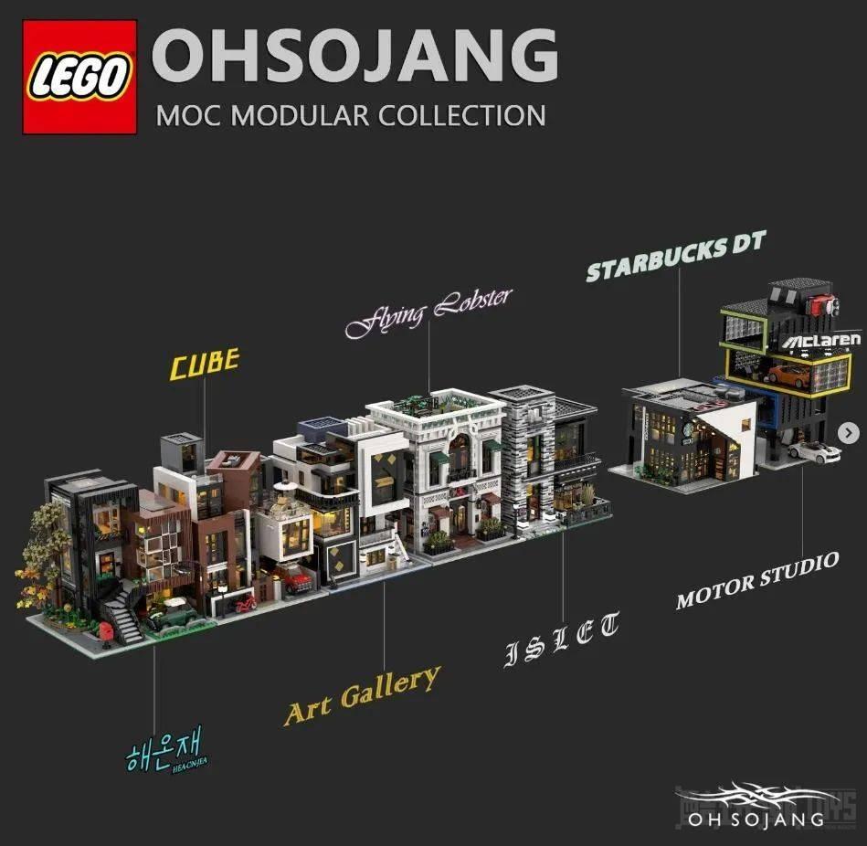 韩国MOC大神oh so jang街景新作品——The office -1