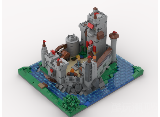 五款城堡建筑系列（三）MOC欣赏及图纸分享【周享Vol.43】 -1