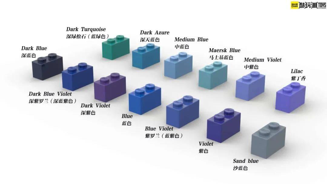 消失的颜色？乐高曾出过的颜色【紫罗兰篇】 -1