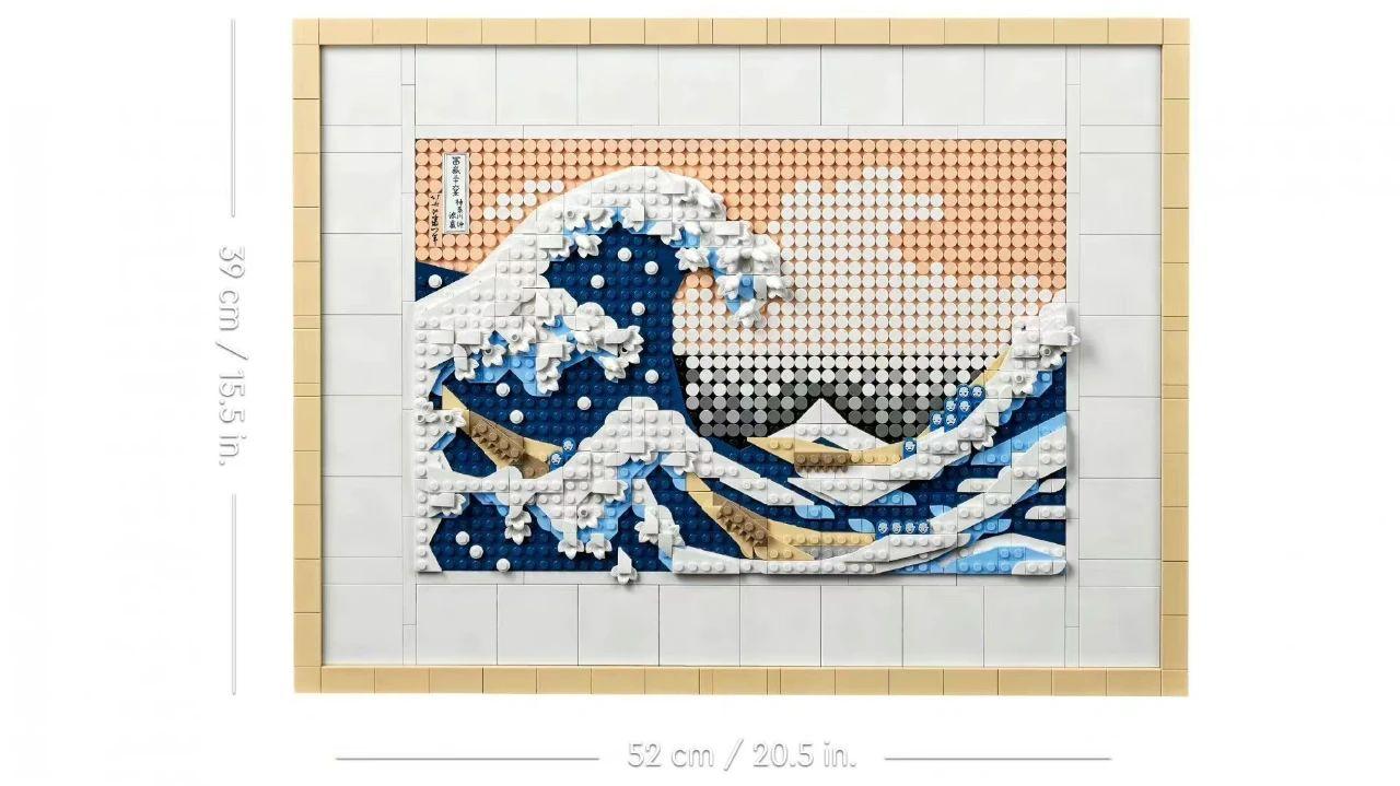 乐高艺术系列2023年新品31208 Hokusai—神奈川冲浪里公布 -1