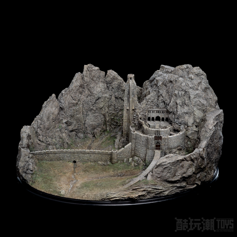 WETA《魔戒二部曲：双城奇谋》圣盔谷（Helm\'s Deep）场景雕像 易守难攻的洛汗堡垒缩小再现！ -1