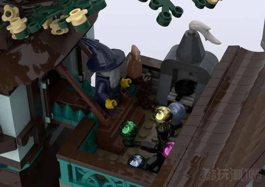 漂亮的中世纪小屋!乐高IDEAS作品《巫师的避难所》获得万票支持 -1 漂亮的中世纪小屋!乐高IDEAS作品《巫师的避难所》获得万票支持 -1