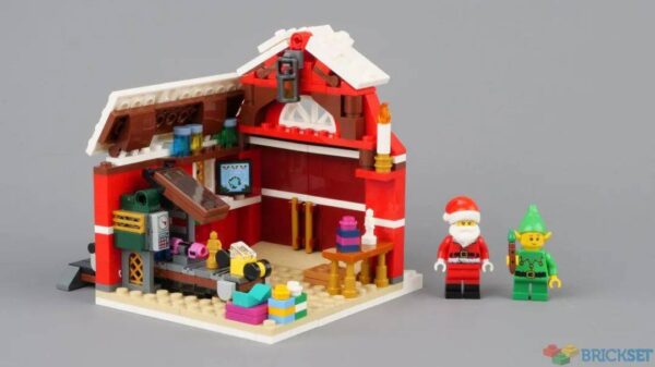 乐高12月满赠礼品40565圣诞老人的梦工厂开箱评测