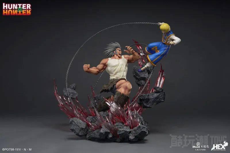 灭族之仇！HEX Collectibles《猎人HUNTER×HUNTER》酷拉皮卡 VS 窝金 1/6比例限量雕像 -1