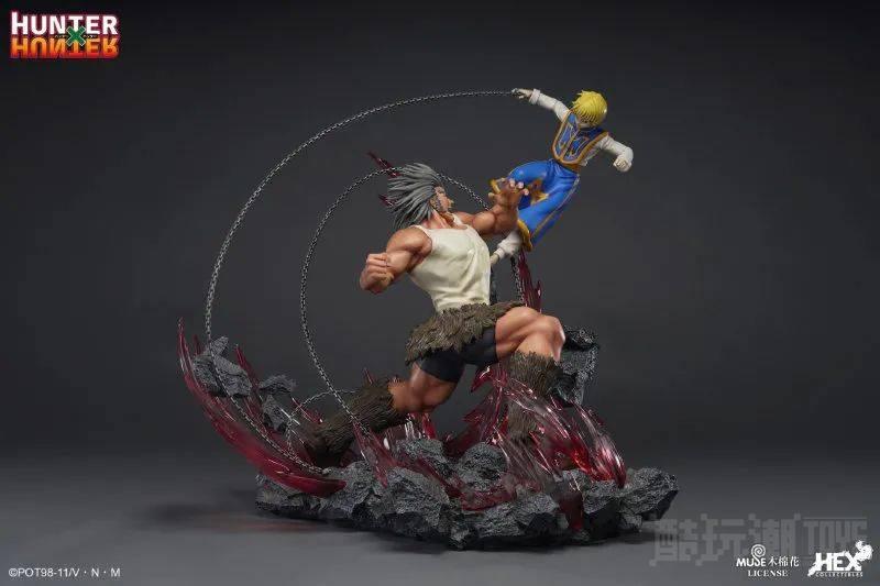 灭族之仇！HEX Collectibles《猎人HUNTER×HUNTER》酷拉皮卡 VS 窝金 1/6比例限量雕像 -1