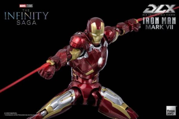 threezero DLX 系列《无限传说》钢铁侠马克7（Iron Man Mark 7）可动人偶