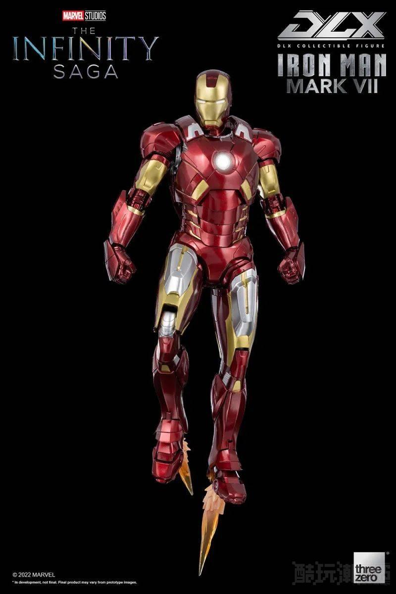 threezero DLX 系列《无限传说》钢铁侠马克7（Iron Man Mark 7）可动人偶 -1