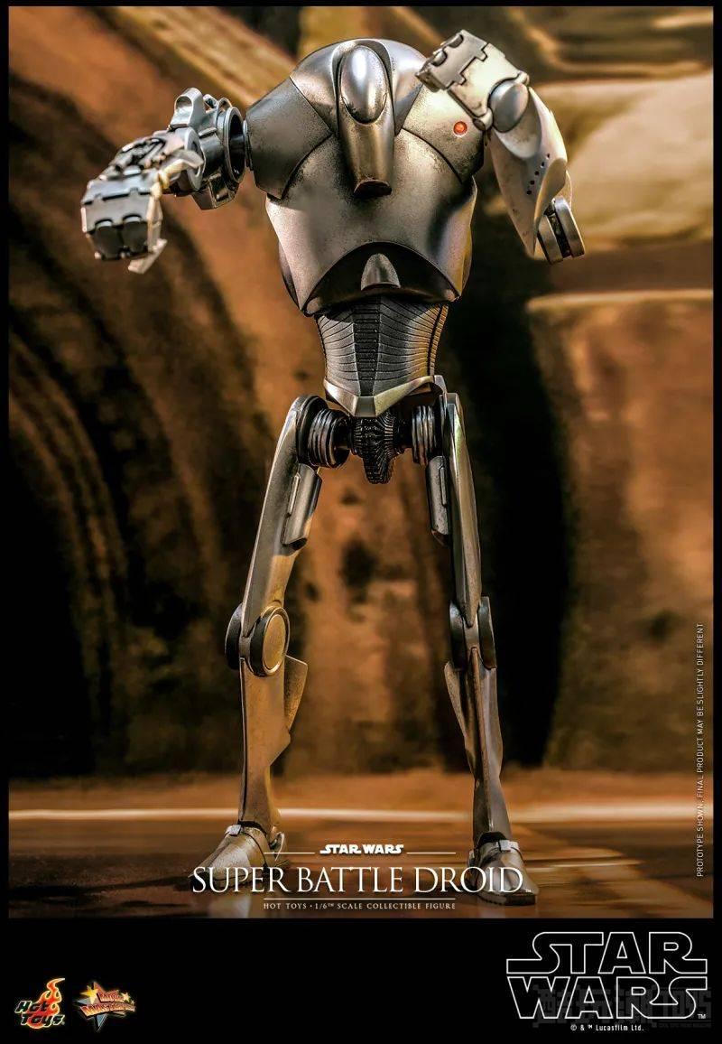 Hot Toys《星际大战二部曲：克隆人的进攻》超级战斗机器人 1/6 比例收藏级人偶 -1