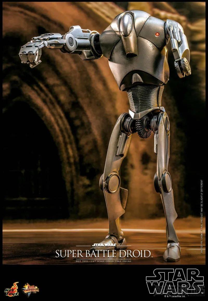 Hot Toys《星际大战二部曲：克隆人的进攻》超级战斗机器人 1/6 比例收藏级人偶 -1