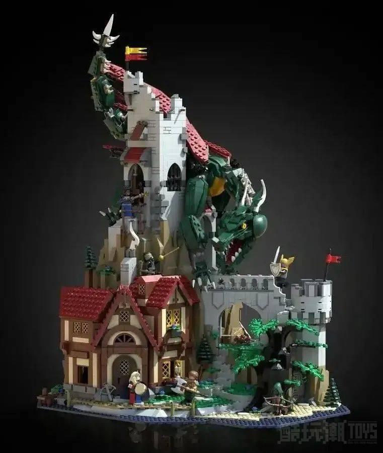 巨龙要塞!细看这件乐高龙与地下城比赛获胜的作品 -1 巨龙要塞!细看这件乐高龙与地下城比赛获胜的作品 -1