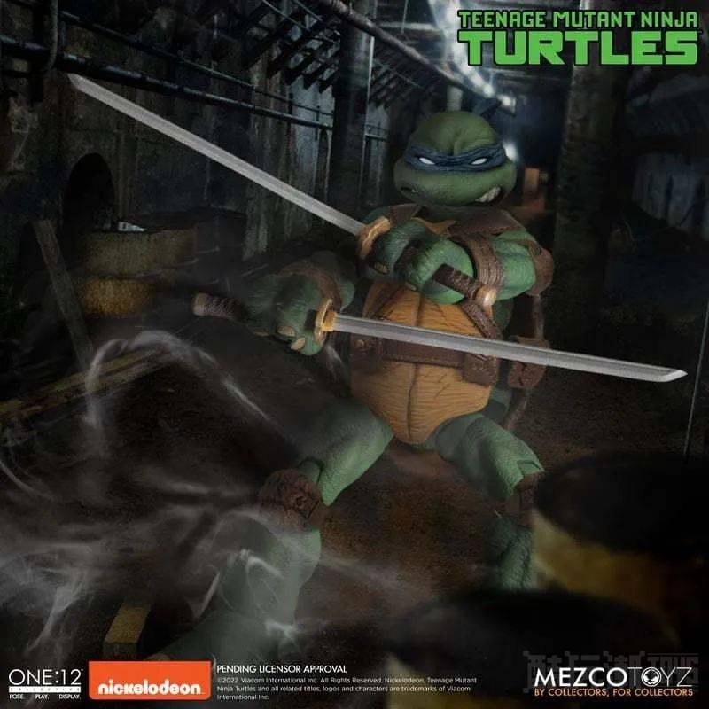 MEZCO TOYZ ONE:12 COLLECTIVE“忍者神龟豪华套装组”配件超澎湃的超猛神龟来袭！ -1