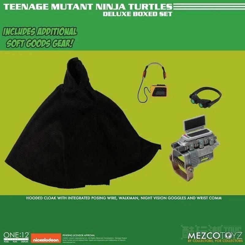 MEZCO TOYZ ONE:12 COLLECTIVE“忍者神龟豪华套装组”配件超澎湃的超猛神龟来袭！ -1