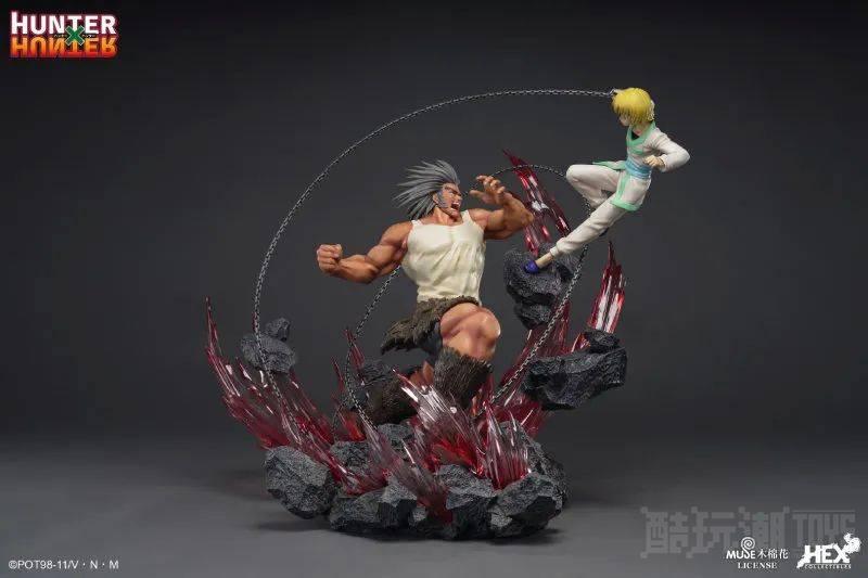 灭族之仇！HEX Collectibles《猎人HUNTER×HUNTER》酷拉皮卡 VS 窝金 1/6比例限量雕像 -1