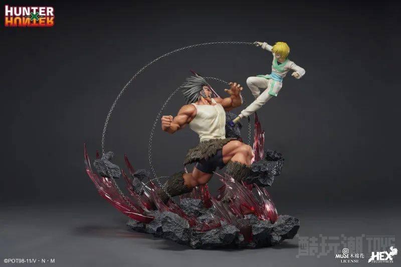 灭族之仇！HEX Collectibles《猎人HUNTER×HUNTER》酷拉皮卡 VS 窝金 1/6比例限量雕像 -1