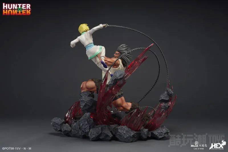灭族之仇！HEX Collectibles《猎人HUNTER×HUNTER》酷拉皮卡 VS 窝金 1/6比例限量雕像 -1