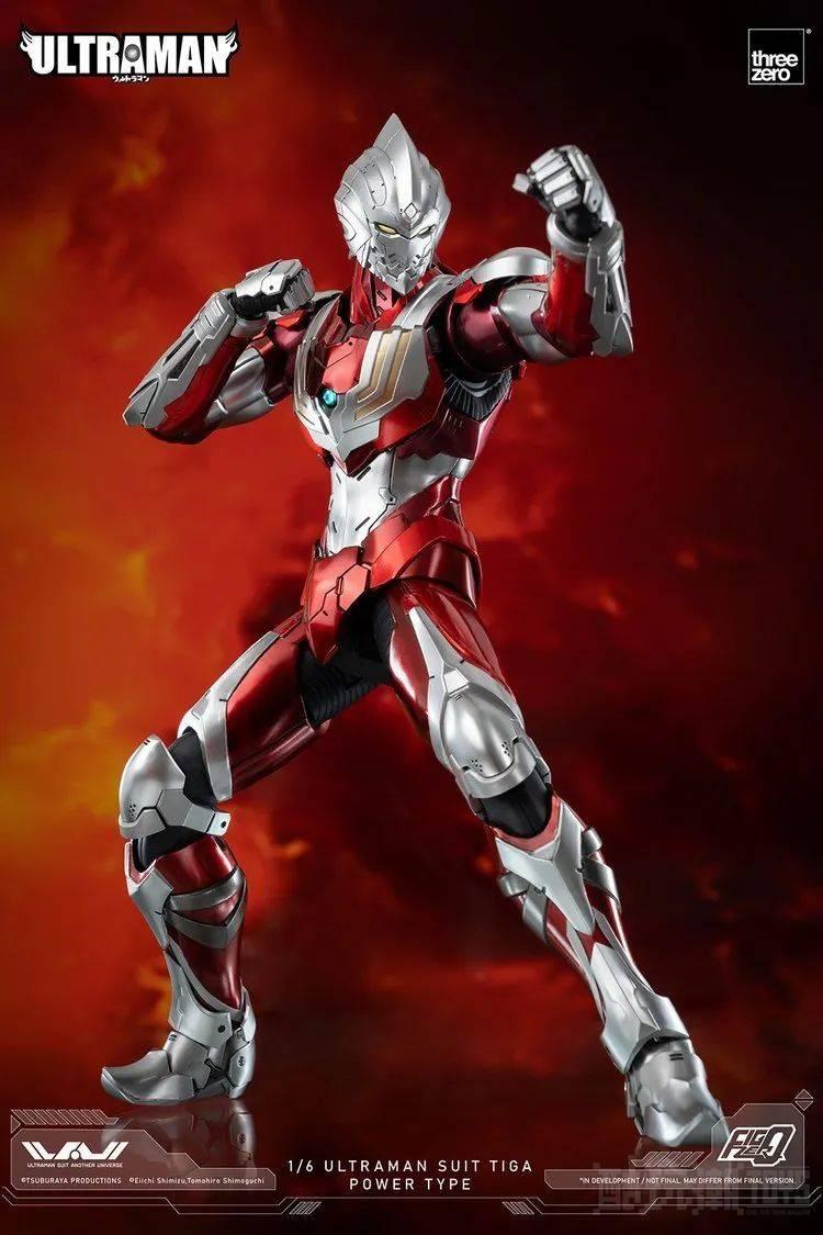 追加全新原创武装‘Figzero 1/6 奥特曼战斗服迪迦 力量型’更加魄力的金属红姿态登场！ -1