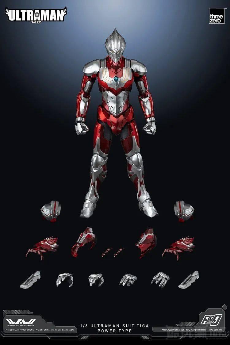 追加全新原创武装‘Figzero 1/6 奥特曼战斗服迪迦 力量型’更加魄力的金属红姿态登场！ -1