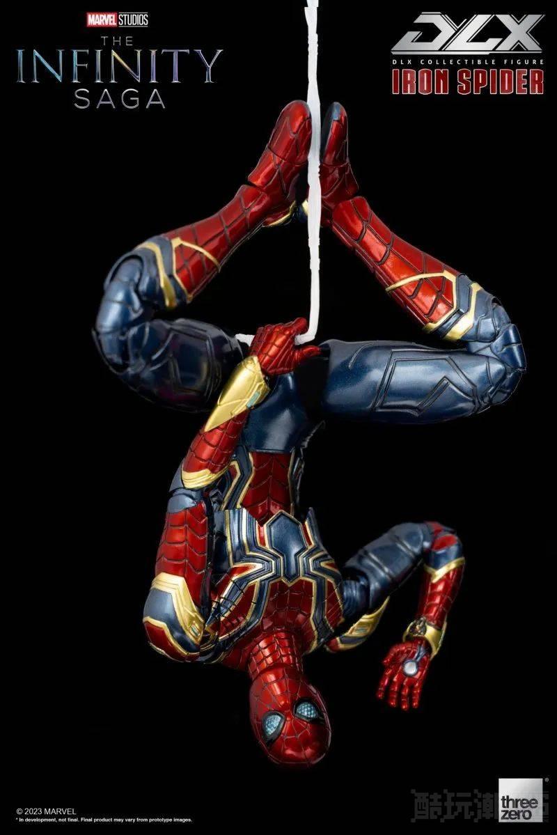 threezero DLX 系列《MARVEL无限传说》钢铁蜘蛛 可动人偶 附属蜘蛛钢爪与四种替换眼睛！ -1