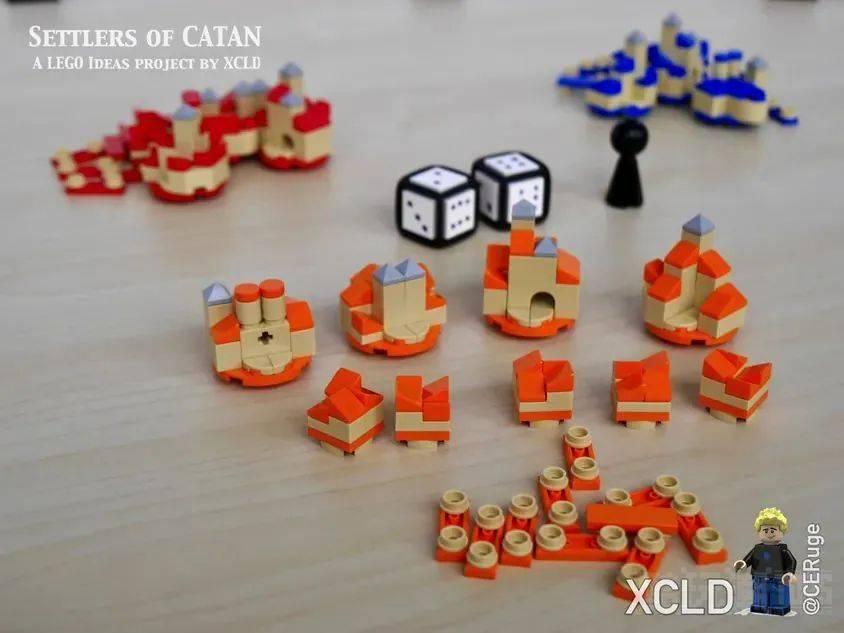 还原经典桌游!乐高IDEAS作品《卡坦岛游戏》获得万票支持 -1 还原经典桌游!乐高IDEAS作品《卡坦岛游戏》获得万票支持 -1