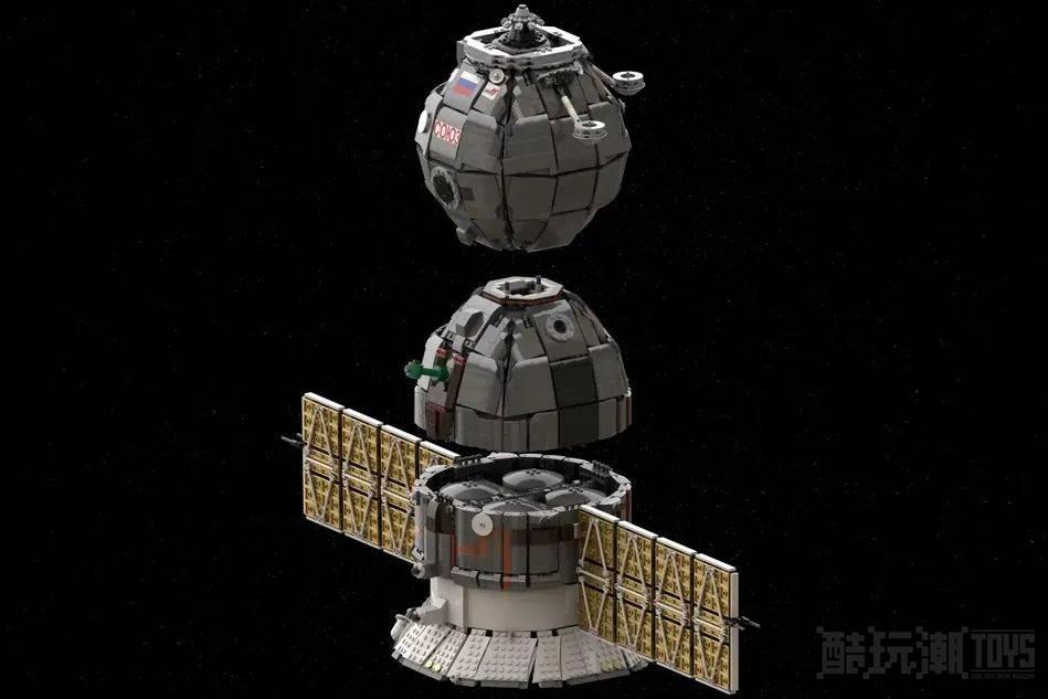 俄罗斯宇宙飞船~乐高IDEAS作品《联盟号MS飞船》获得万票支持 -1 俄罗斯宇宙飞船~乐高IDEAS作品《联盟号MS飞船》获得万票支持 -1