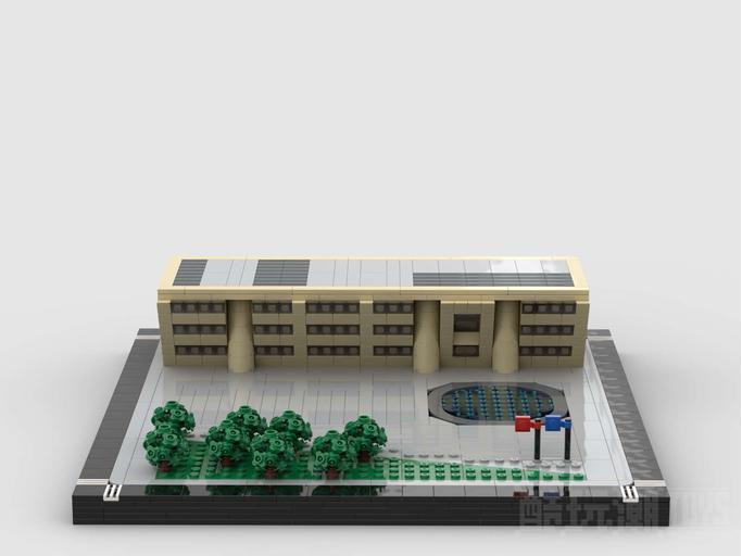 1：650比例的达拉斯市政厅Dallas City Hall at 1650th Scale -1